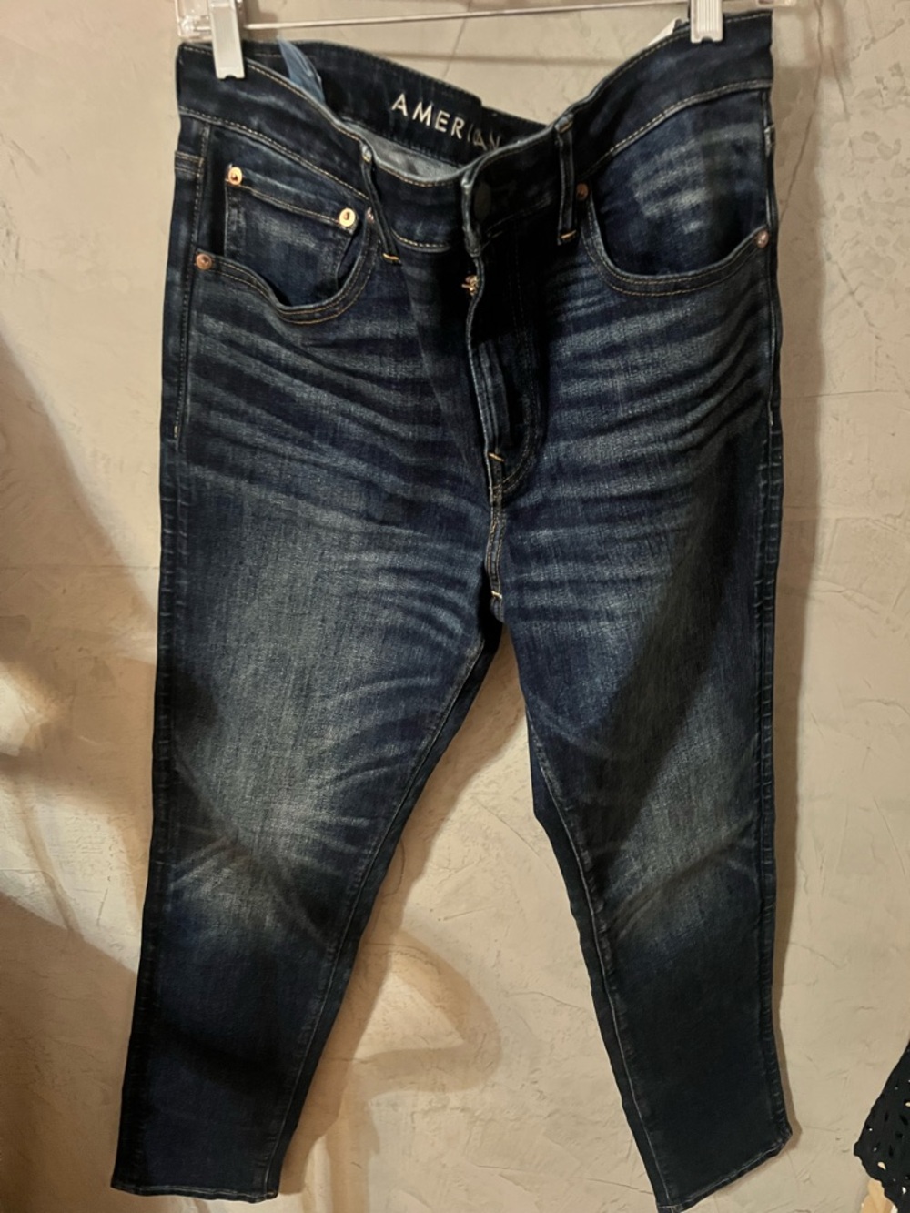 American Eagle Outfitters Men's Dark Indigo Slim Jeans